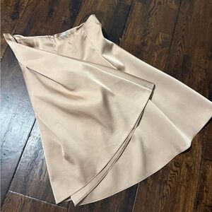 ASOS Elegant Cream/Tan Shiny Women's Skirt